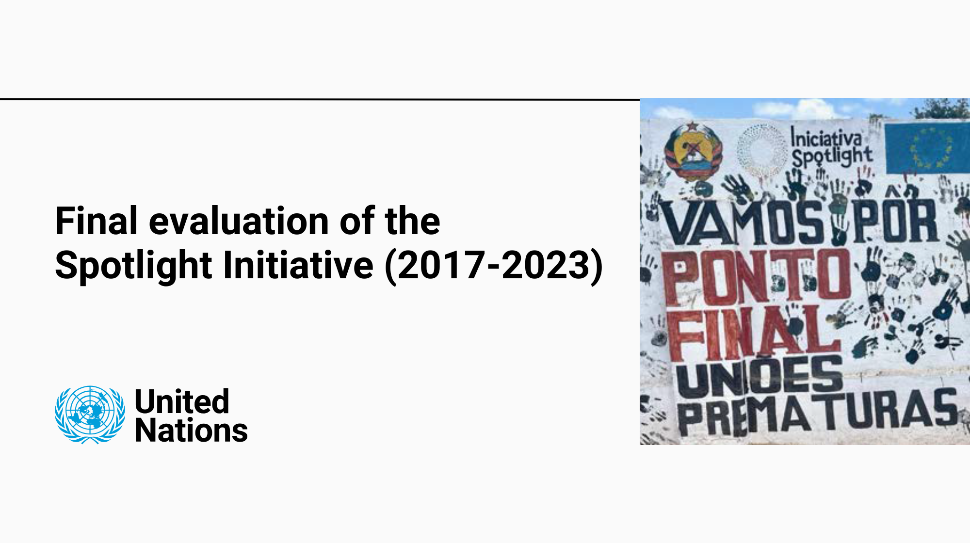 Final evaluation of the Spotlight Initiative (2017-2023) 