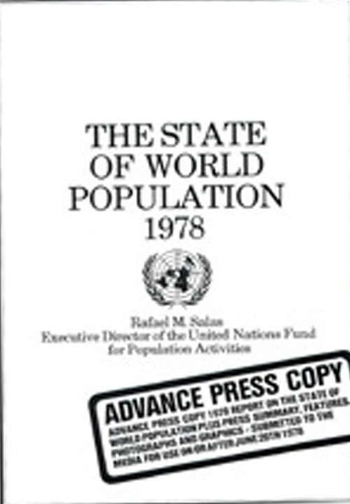 UNFPA issues the first State of World Population