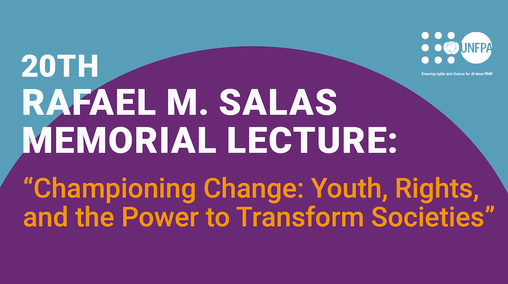 20th Rafael M. Salas Memorial Lecture