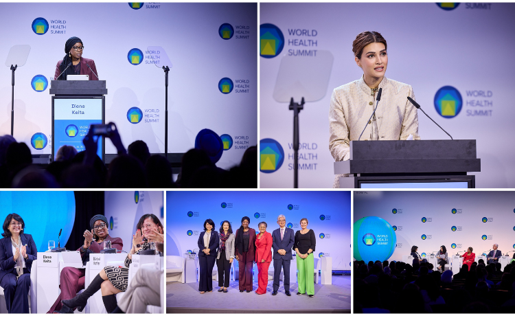 Diverse policymakers and health leaders pose together, reaffirming their commitment to women's health