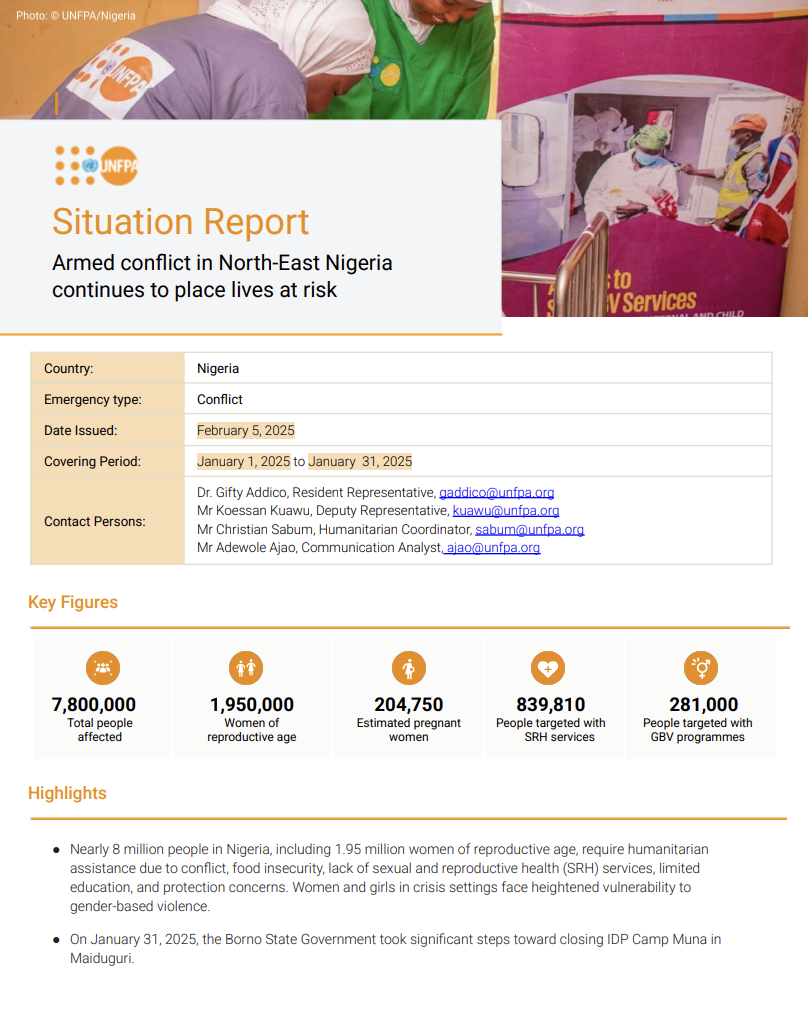 Nigeria Situation Report - January 2025