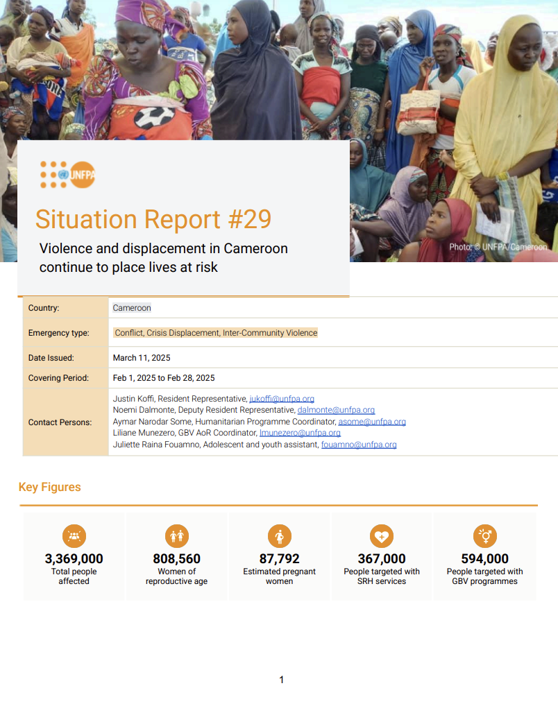 Cameroon Situation Report #29 - February 2025