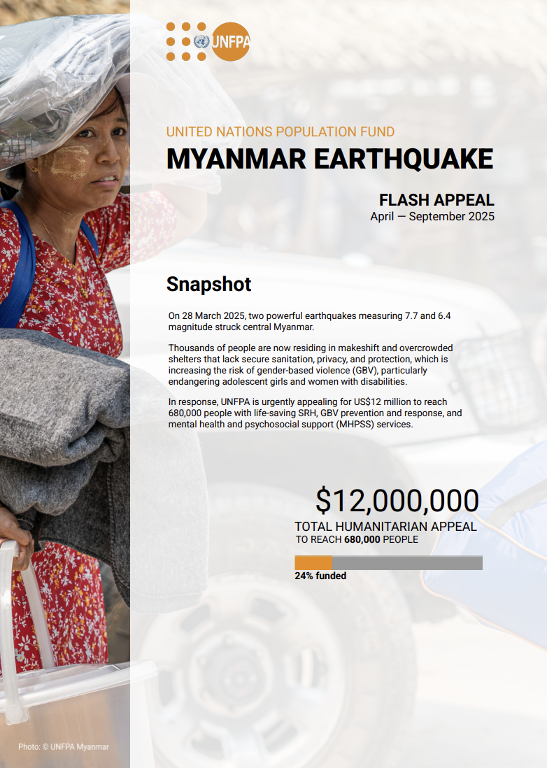 Myanmar Flash Appeal – April 2025