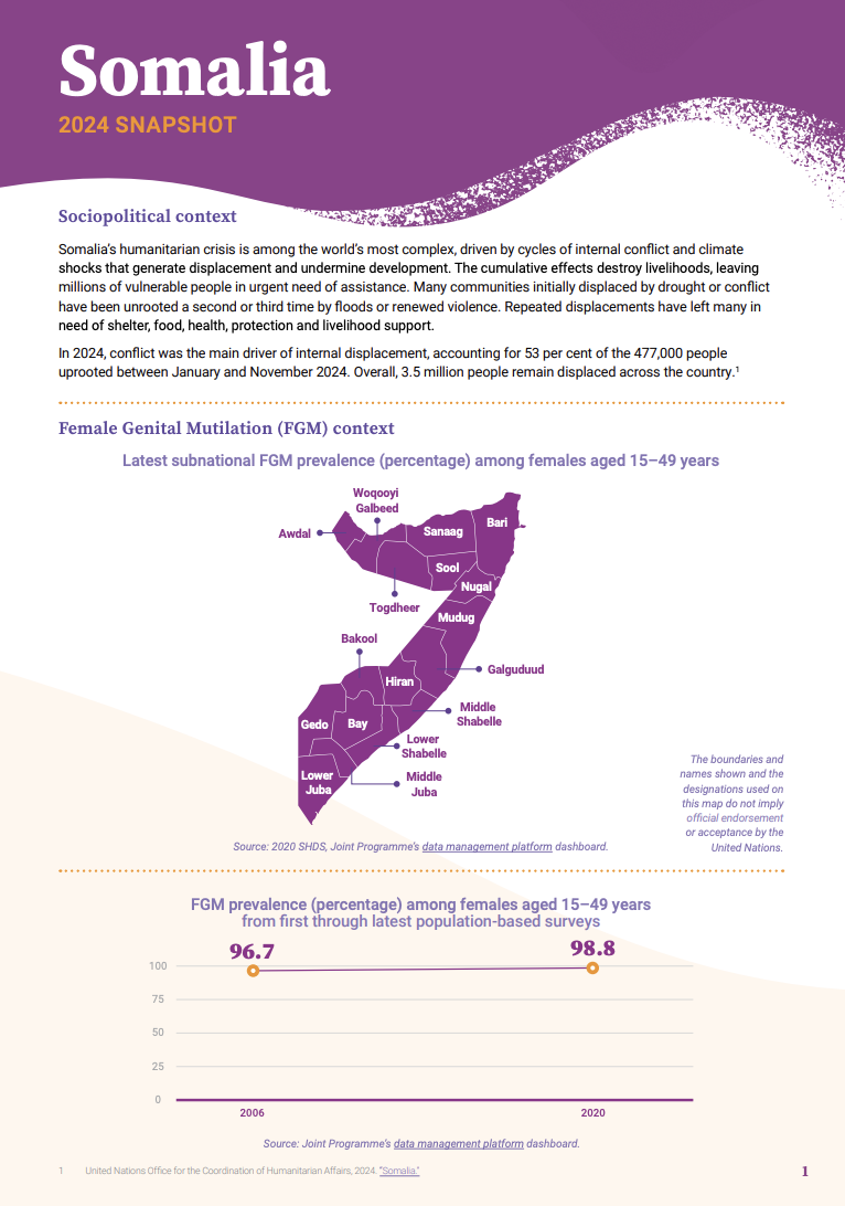 2024 FGM Country Snapshot: Somalia