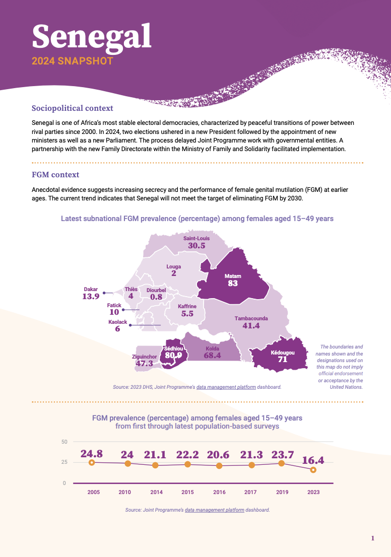 2024 FGM Country Snapshot: Senegal