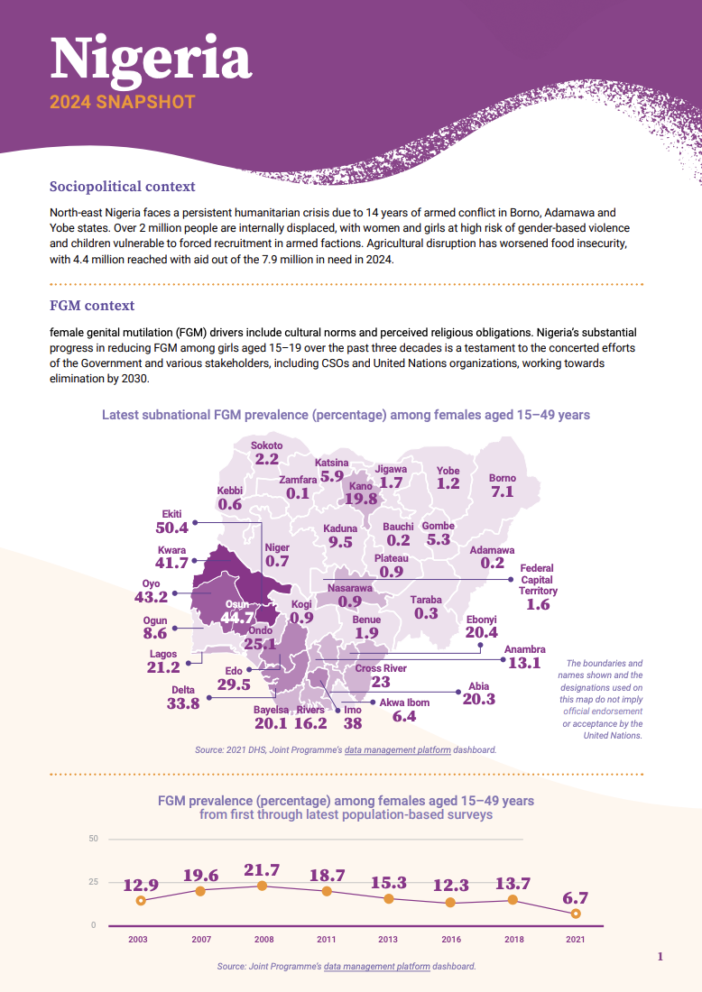 2024 FGM Country Snapshot: Nigeria