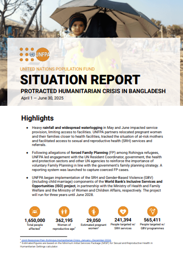 Bangladesh Situation Report - April/June 2025