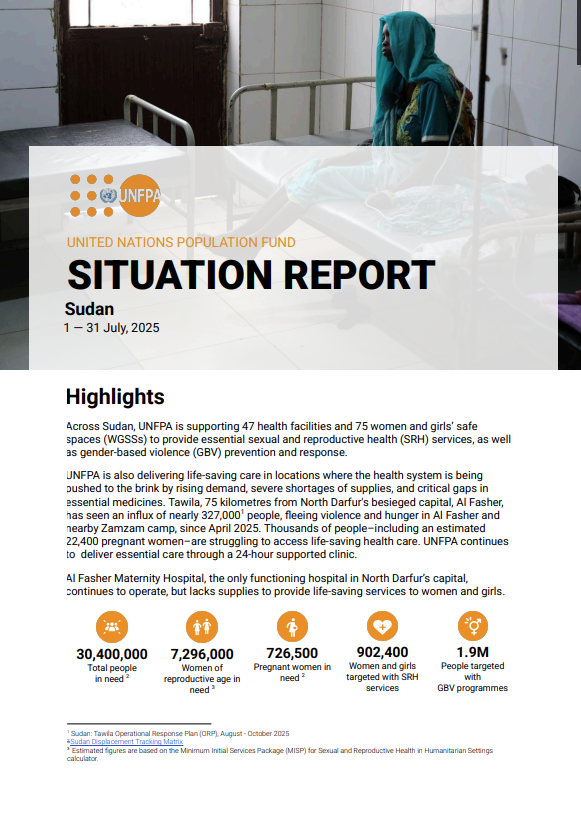 Sudan Situation Report - July 2025