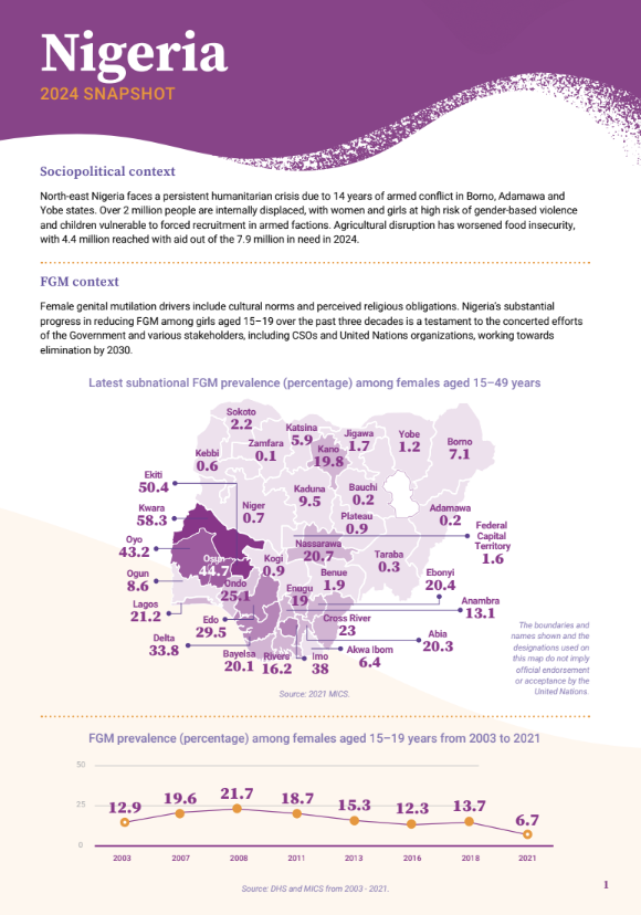 2024 FGM Country Snapshot: Nigeria
