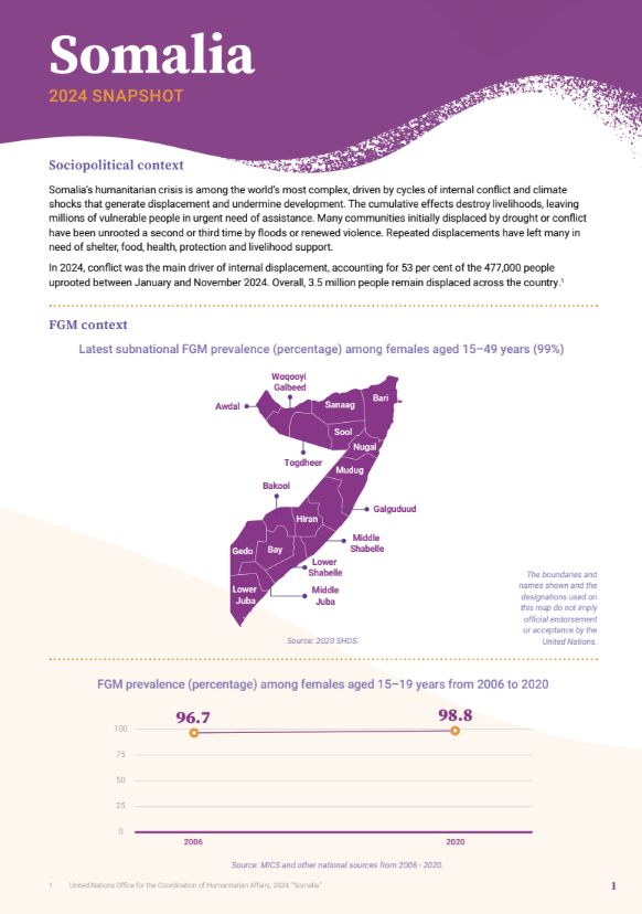 2024 FGM Country Snapshot: Somalia