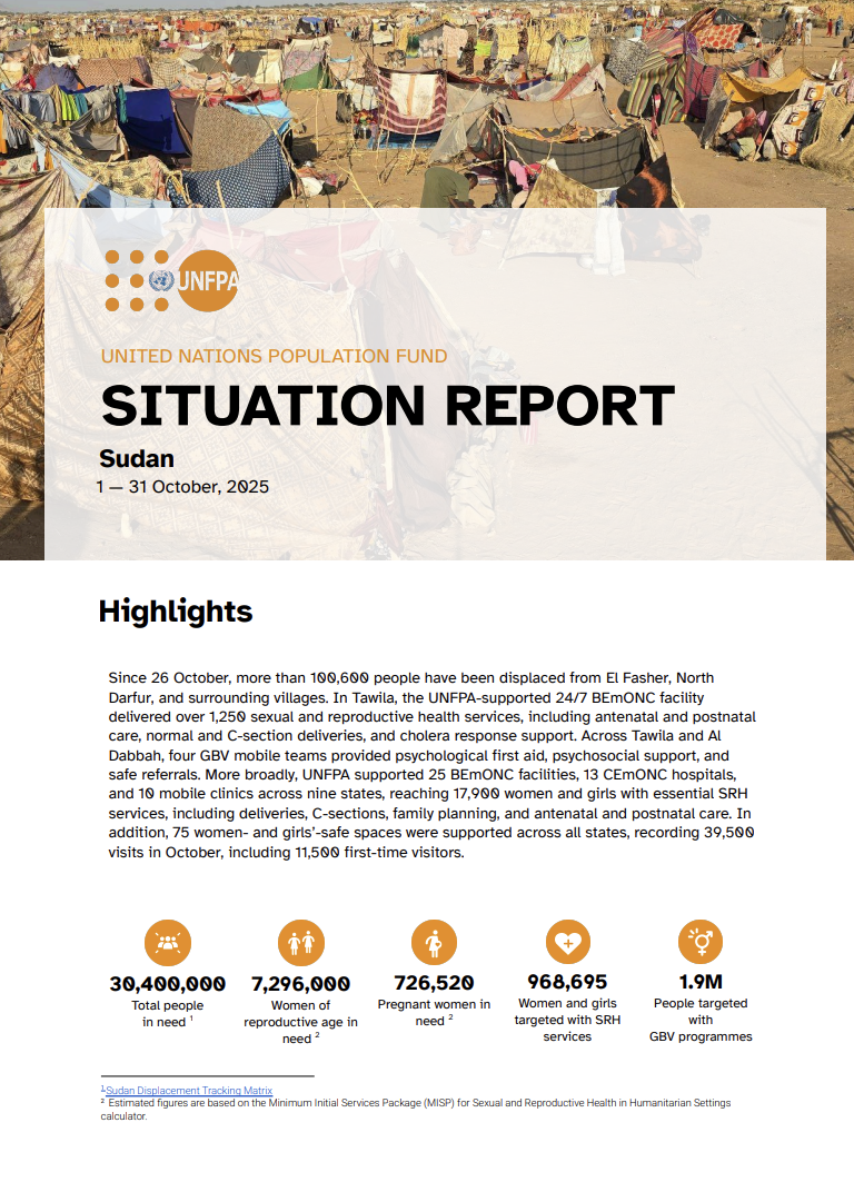 Sudan Situation Report - October 2025
