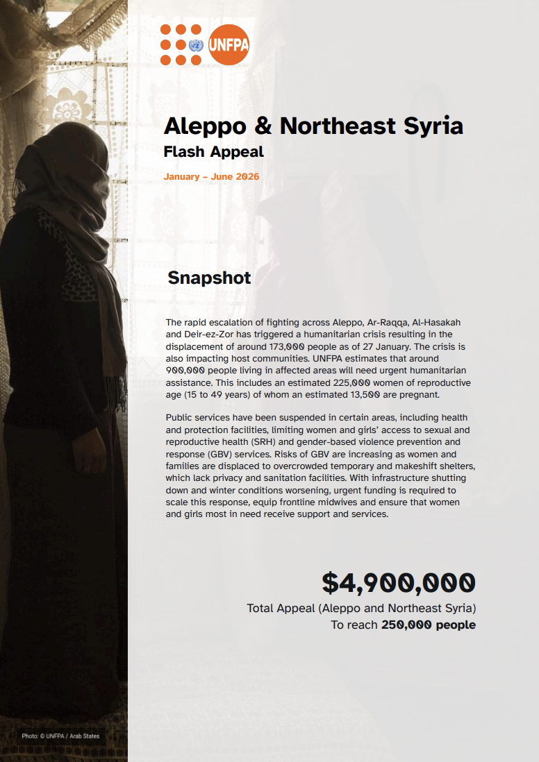 Aleppo & Northeast Syria Flash Appeal (January – June 2026)