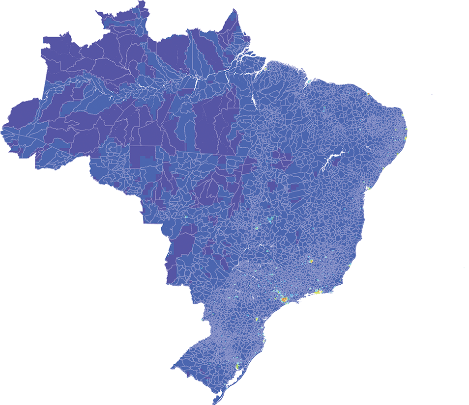 Brazil - Number and distribution of pregnancies (2012) Brazil - Number and distribution of pregnancies (2012)