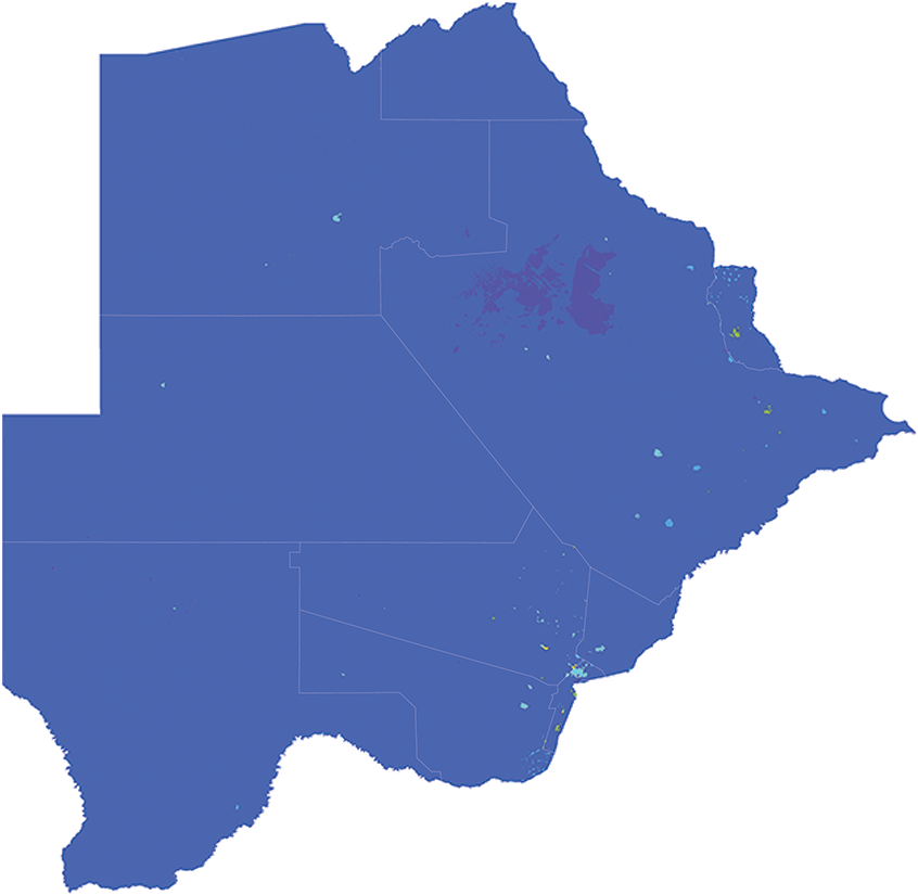 Botswana - Number and distribution of pregnancies (2012) Botswana - Number and distribution of pregnancies (2012)