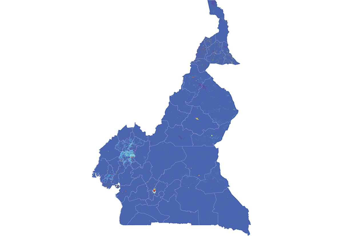 Cameroon - Number and distribution of pregnancies (2012) Cameroon - Number and distribution of pregnancies (2012)