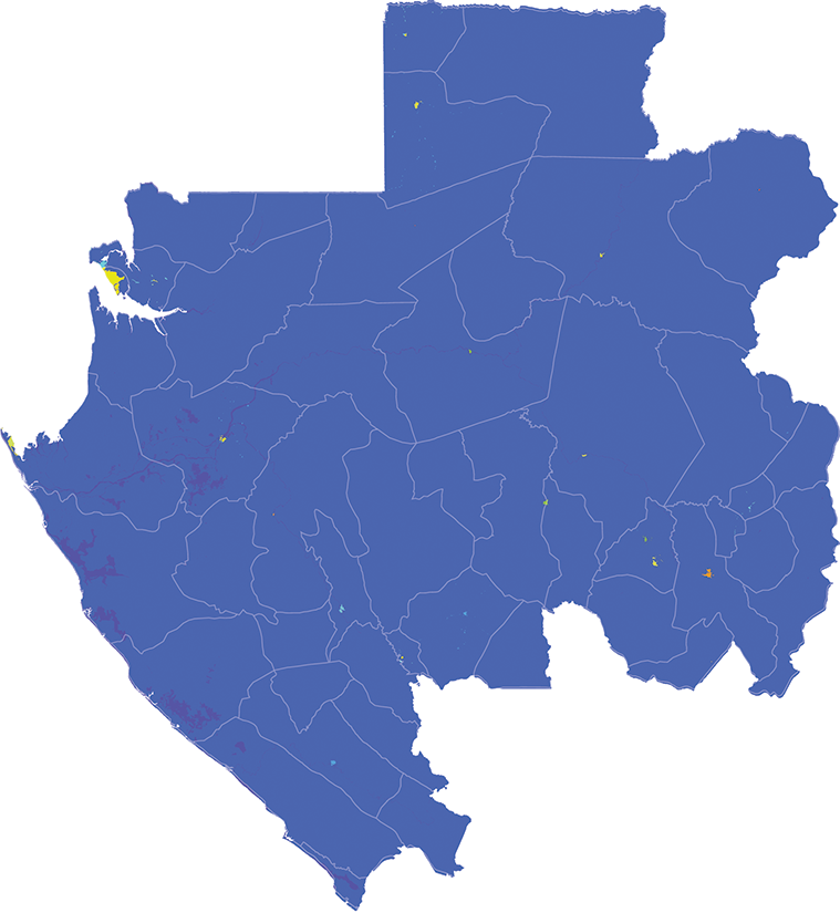Gabon - Number and distribution of pregnancies (2012) Gabon - Number and distribution of pregnancies (2012)