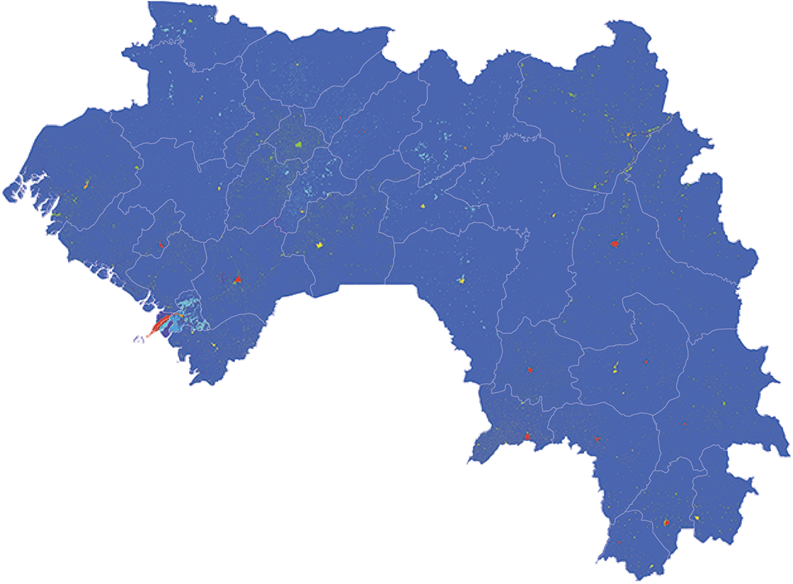 Guinea - Number and distribution of pregnancies (2012) Guinea - Number and distribution of pregnancies (2012)