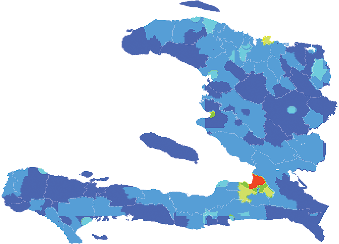 Haiti - Number and distribution of pregnancies (2012) Haiti - Number and distribution of pregnancies (2012)