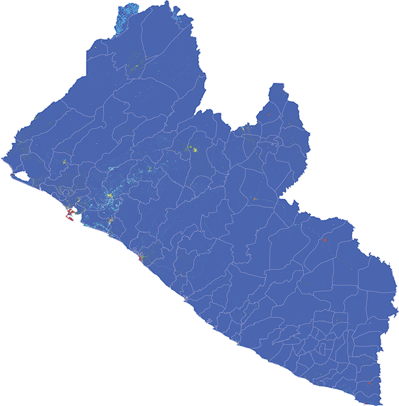 Liberia - Number and distribution of pregnancies (2012) Liberia - Number and distribution of pregnancies (2012)