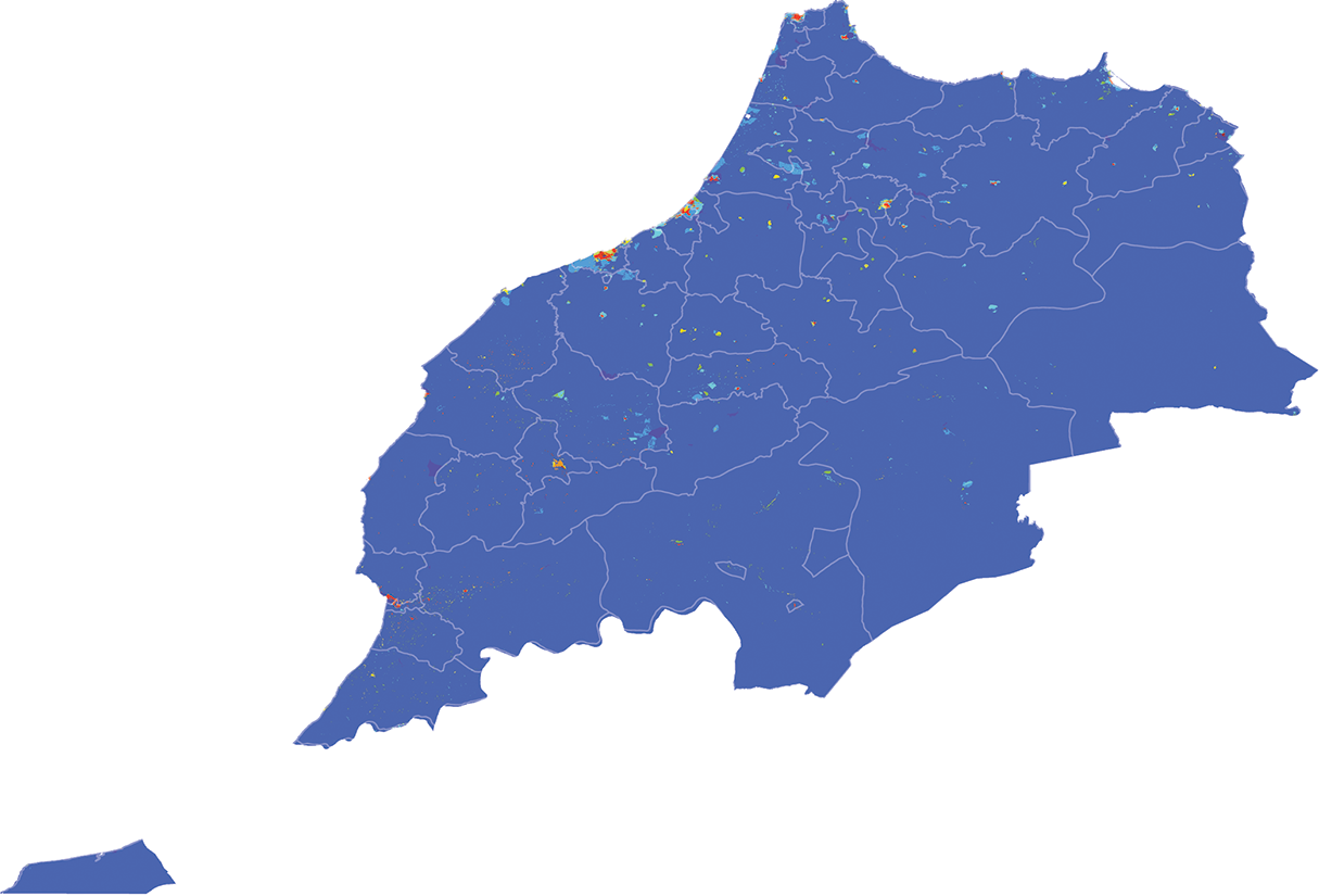 Morocco - Number and distribution of pregnancies (2012) Morocco - Number and distribution of pregnancies (2012)