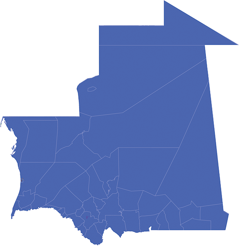 Mauritania - Number and distribution of pregnancies (2012) Mauritania - Number and distribution of pregnancies (2012)