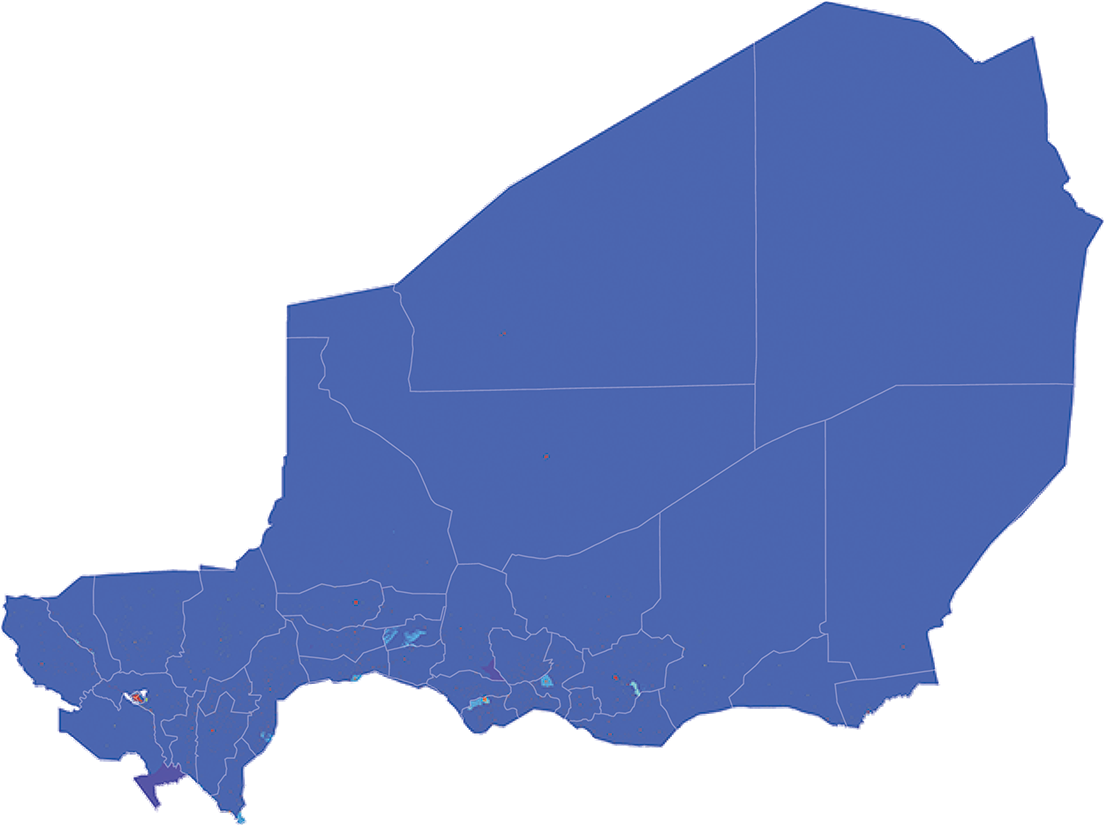 Niger - Number and distribution of pregnancies (2012) Niger - Number and distribution of pregnancies (2012)