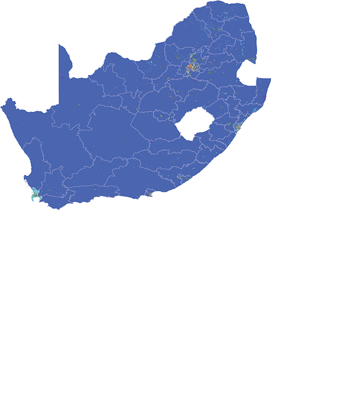 South Africa - Number and distribution of pregnancies (2012) South Africa - Number and distribution of pregnancies (2012)