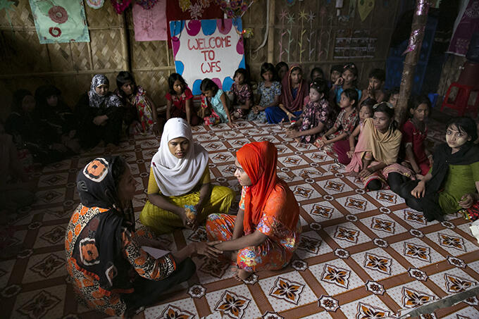 Support from Korea to strengthen gender-based violence services for Rohingya refugees in Bangladesh