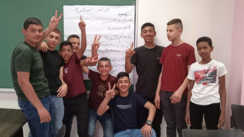 Belgium and UNFPA engage young people to change harmful social norms and advance gender equality in Palestine