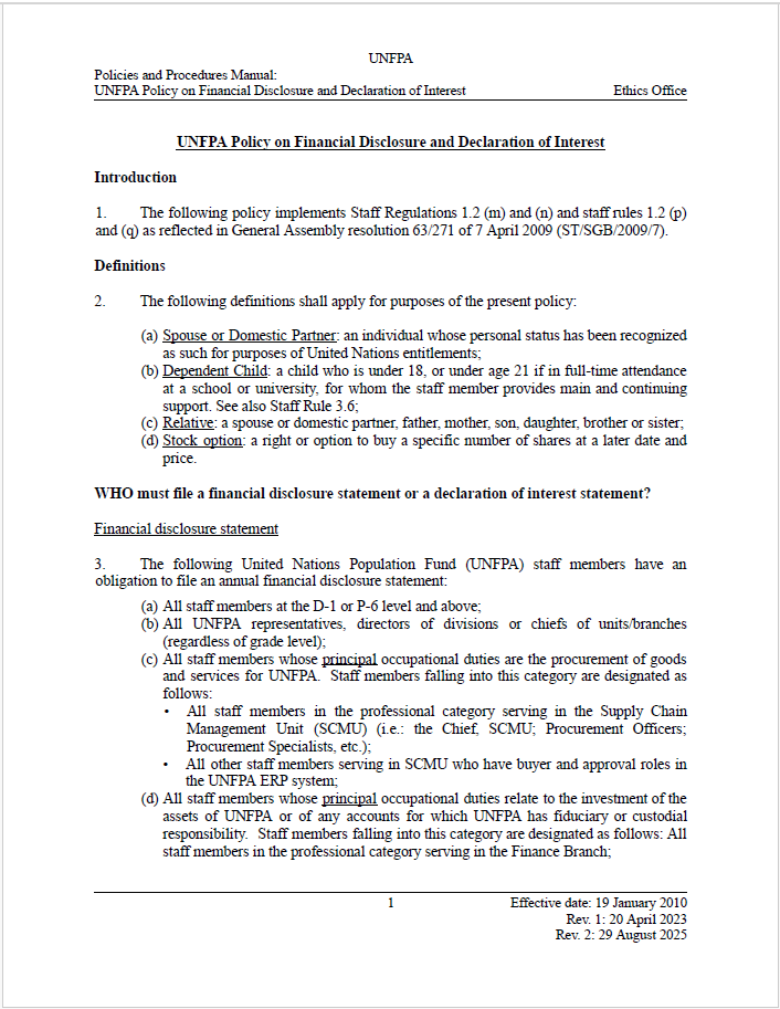 Resource cover image showing policy cover page