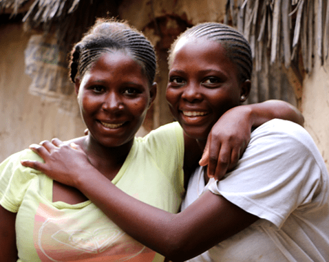 Two young women in Kenya Two young women