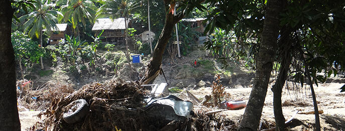 Mothers, Youth Displaced by Solomon Islands Flooding