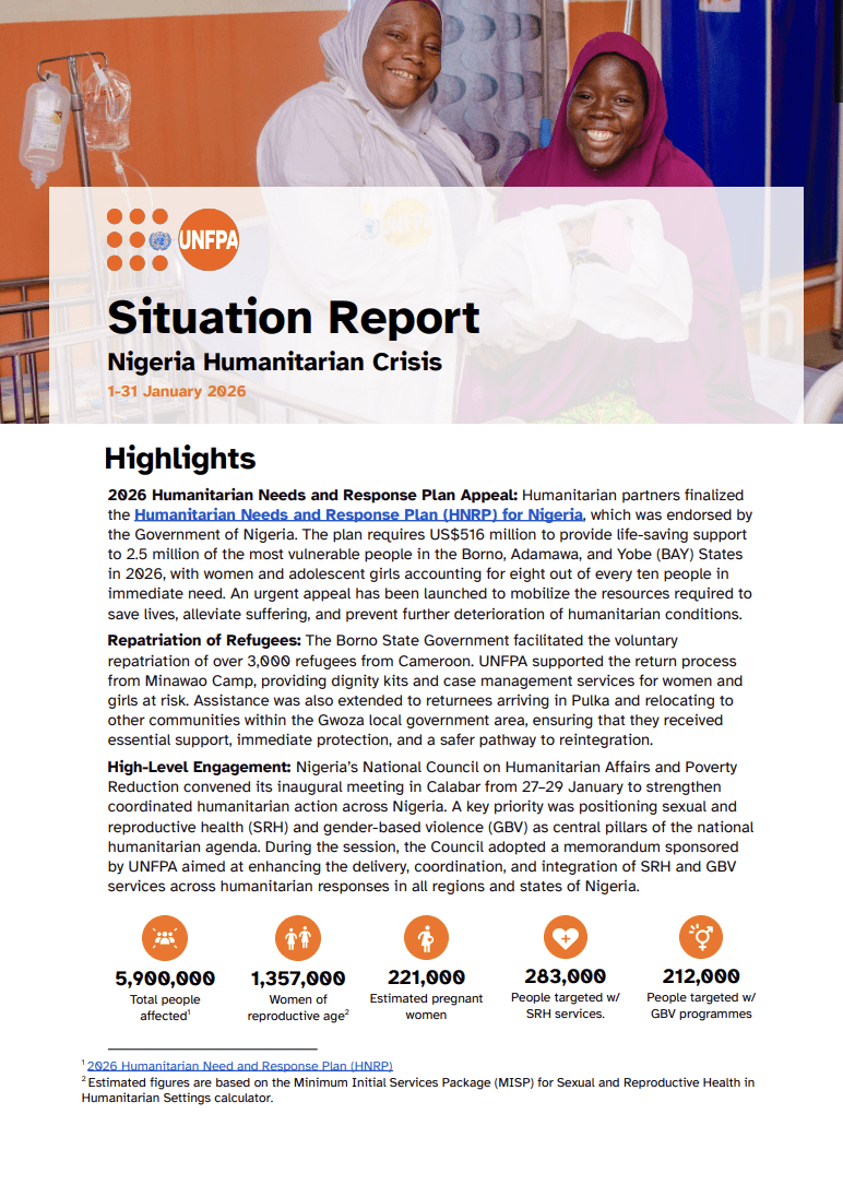 Situation Report on the Crisis in Nigeria - January 2026