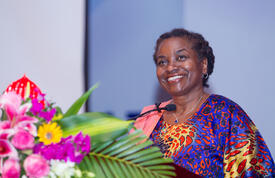 Dr. Natalia Kanem speaking at the 9th Asia Pacific Regional Conference on Reproductive and Sexual Health and Rights © UNFPA Viet Nam/ Vu Ngoc Dung