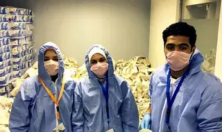 Los jóvenes se movilizan en apoyo a los trabajadores sanitarios...