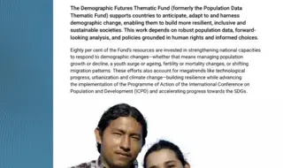At a Glance – Demographic Futures Thematic Fund