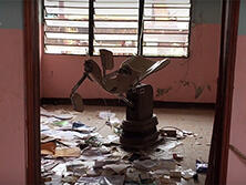 What happens when a hurricane hits a hospital