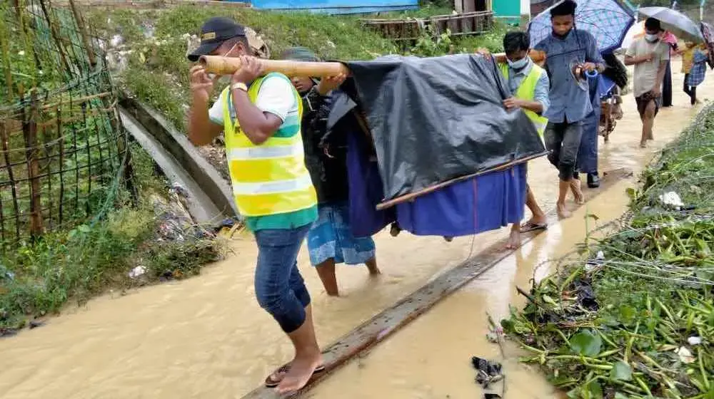 Floods, landslides ravage Rohingya camps in Bangladesh 