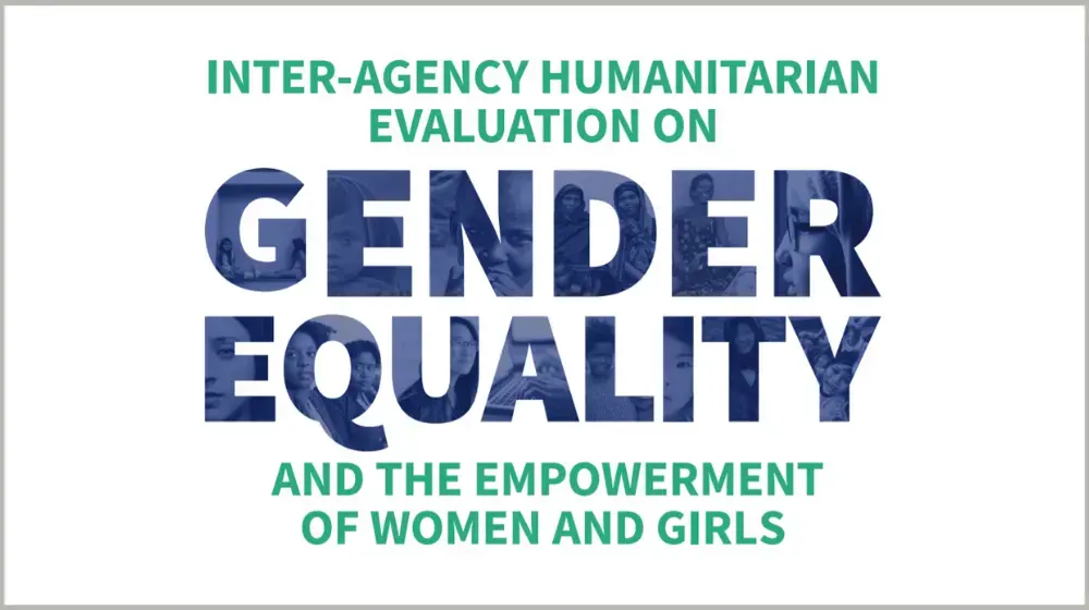 Inter-Agency Humanitarian Evaluation on gender equality and the empowerment of women and girls 