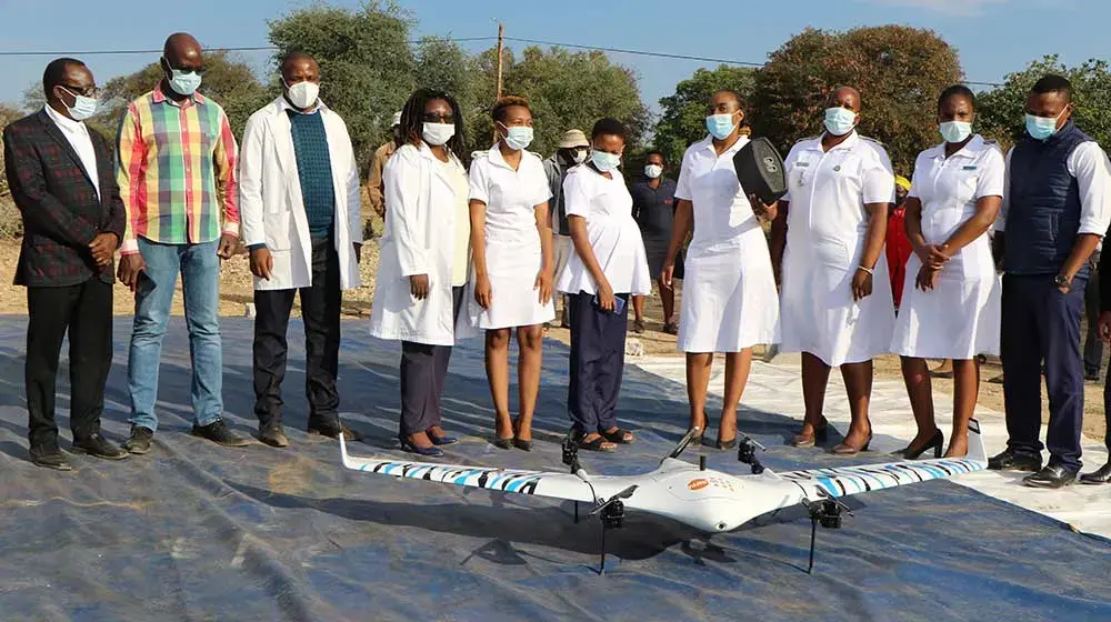 Piloting drones to deliver life-saving products for women in rural Botswana