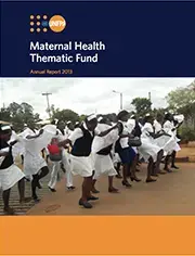 Maternal Health Thematic Fund: Annual Report 2013