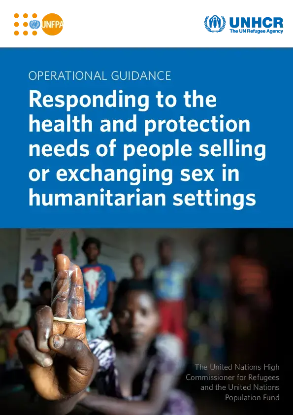 operational guidance responding health and protection needs people selling sex
