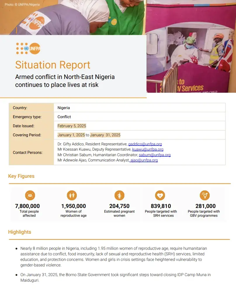 Nigeria Situation Report - January 2025