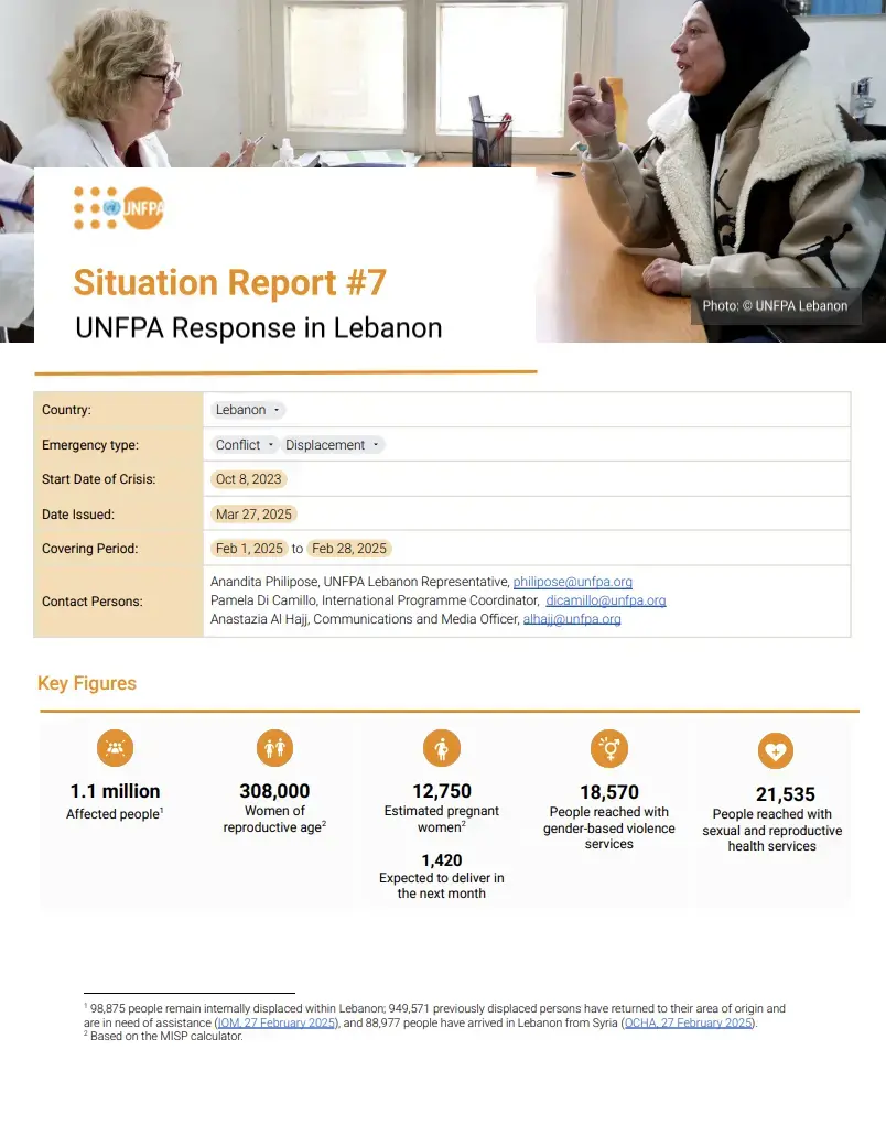 Lebanon Situation Report #7 - February 2025