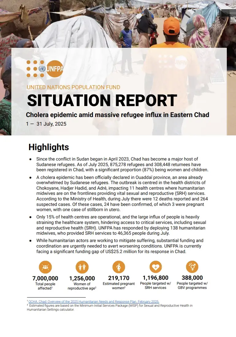 Chad Situation Report - July 2025