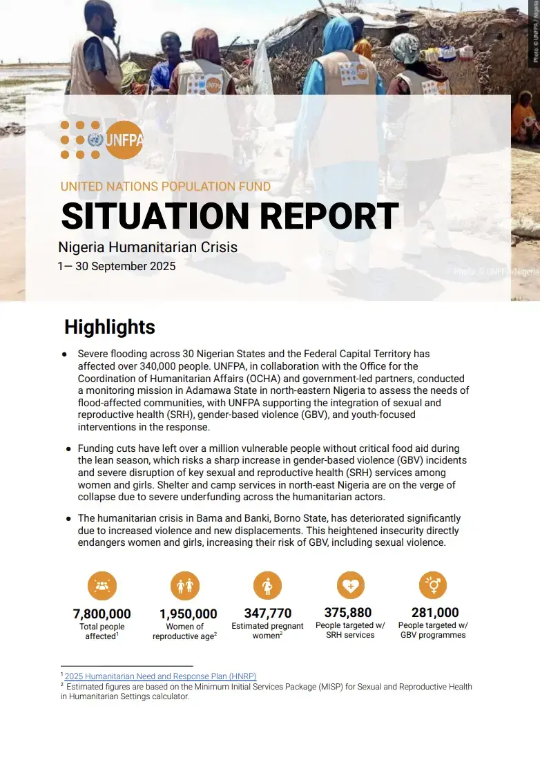 Nigeria Situation Report - September 2025