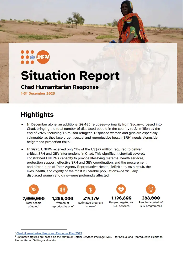 Situation Report on the Crisis in Chad (December 2025)