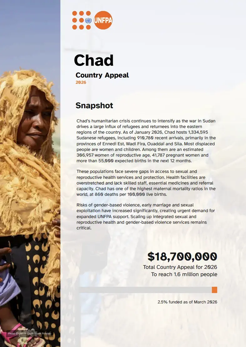 Humanitarian Country Appeal for Chad (2026)