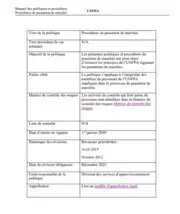 Procedimientos Regulares de Adquisición