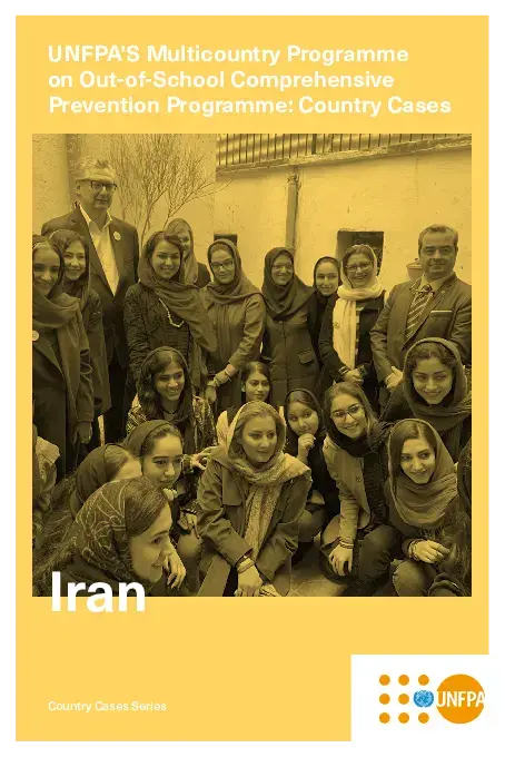 Iran: UNFPA’S Multicountry Programme on Out-of-School Reproductive Health…